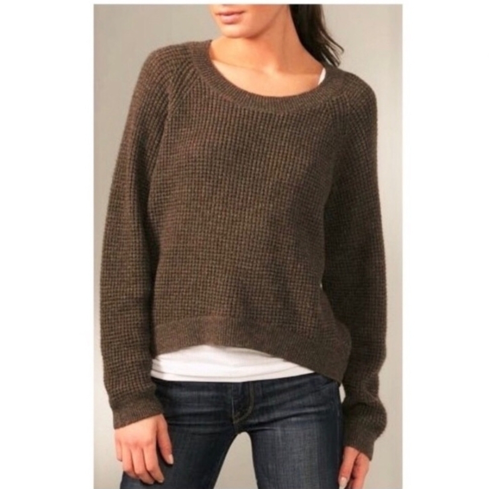 Vince Brown Yak Knit Sweater